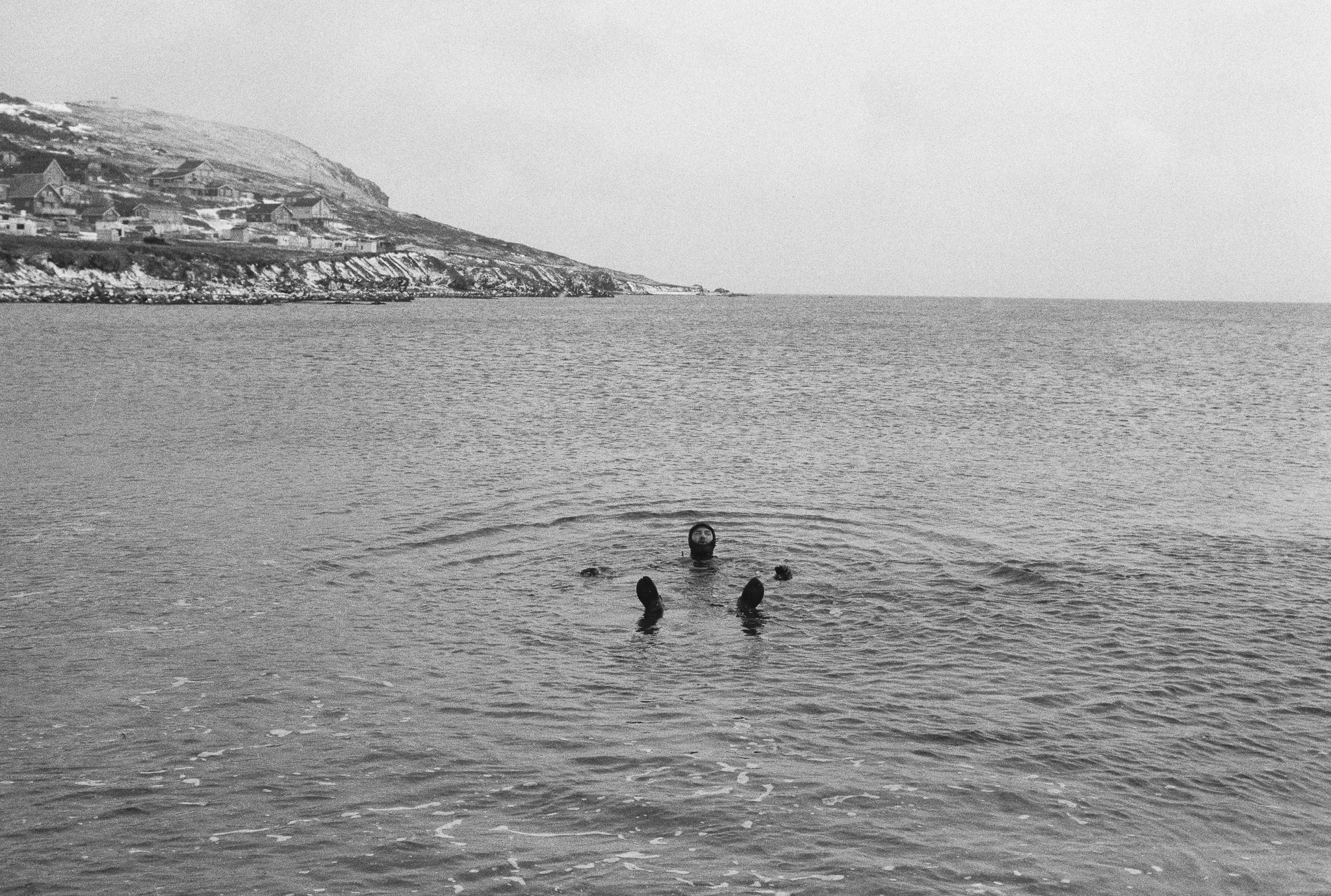 Saint-Pierre-et-Miquelon sous la neige