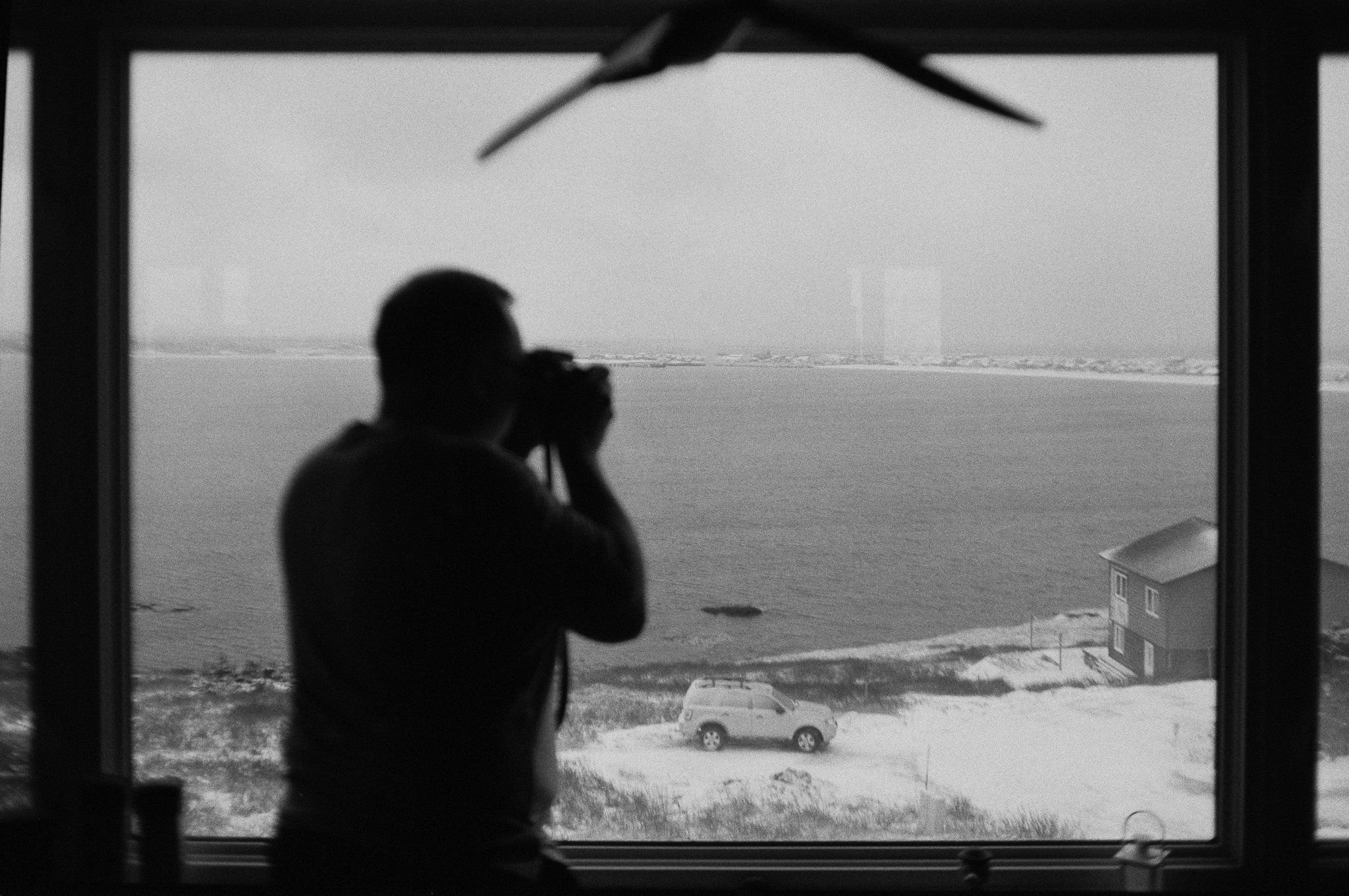 Saint-Pierre-et-Miquelon sous la neige
