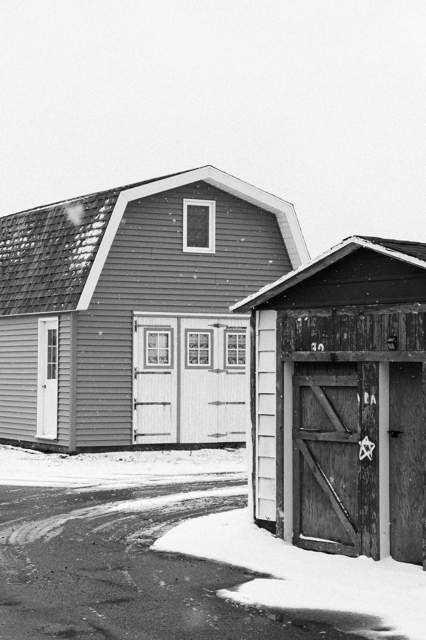 Saint-Pierre-et-Miquelon sous la neige