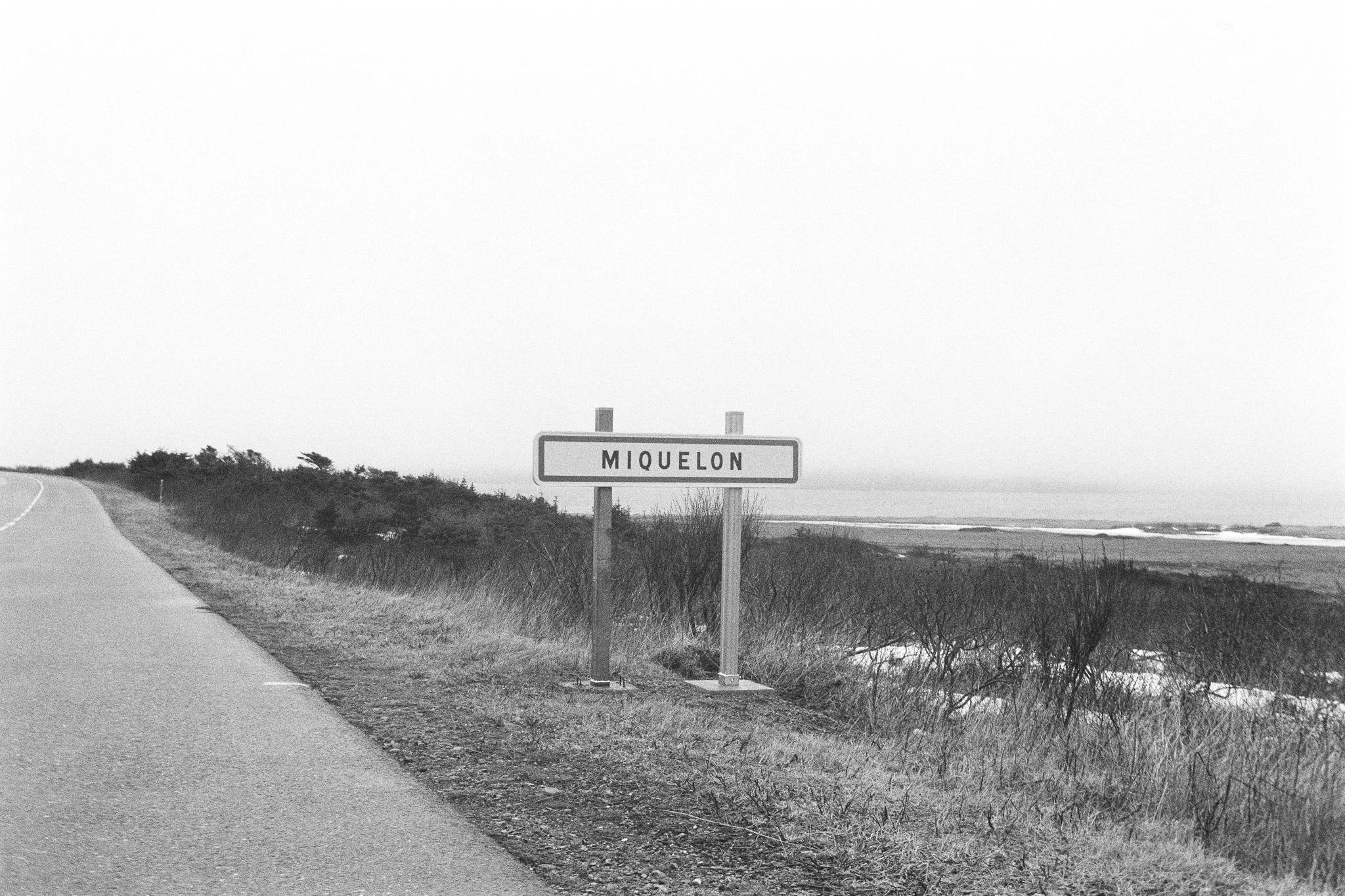 Saint-Pierre-et-Miquelon sous la neige