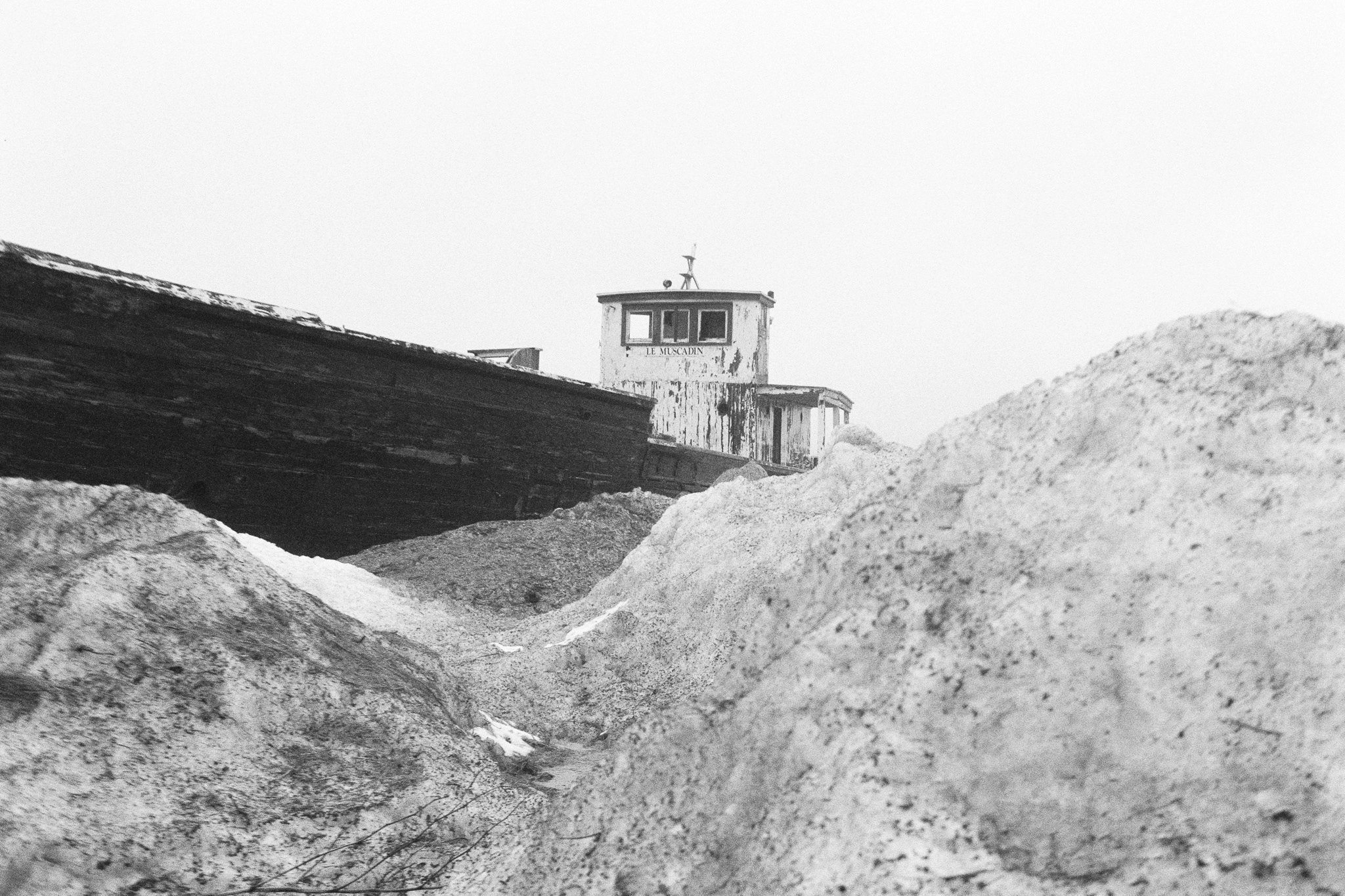Saint-Pierre-et-Miquelon sous la neige