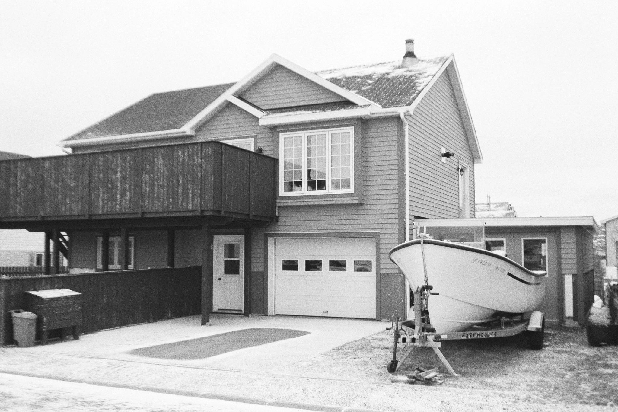 Saint-Pierre-et-Miquelon sous la neige