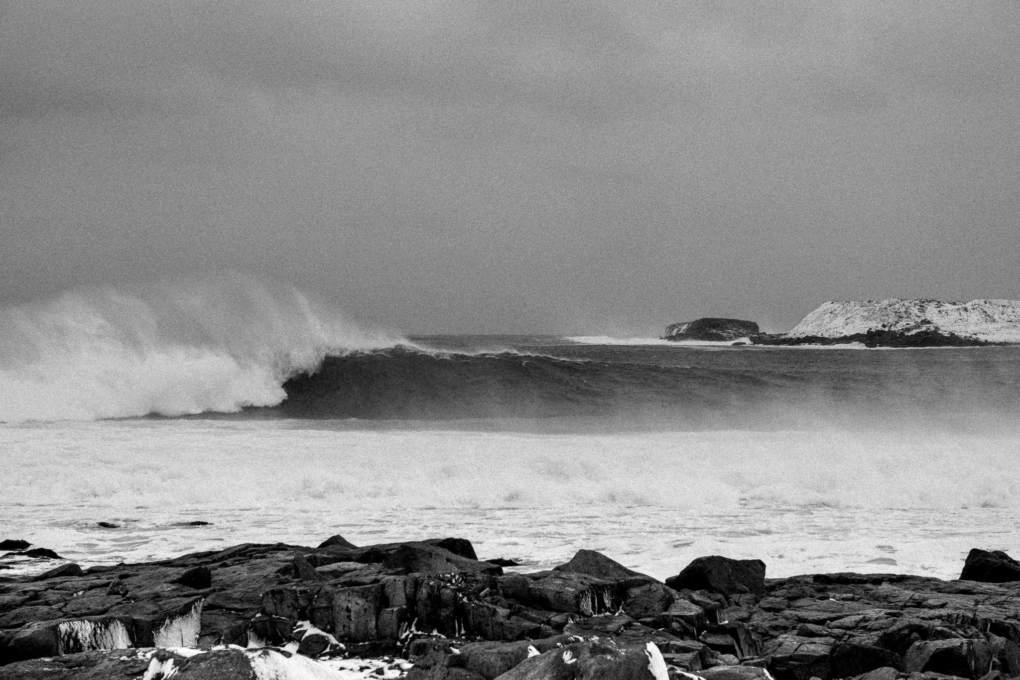 Saint-Pierre-et-Miquelon sous la neige
