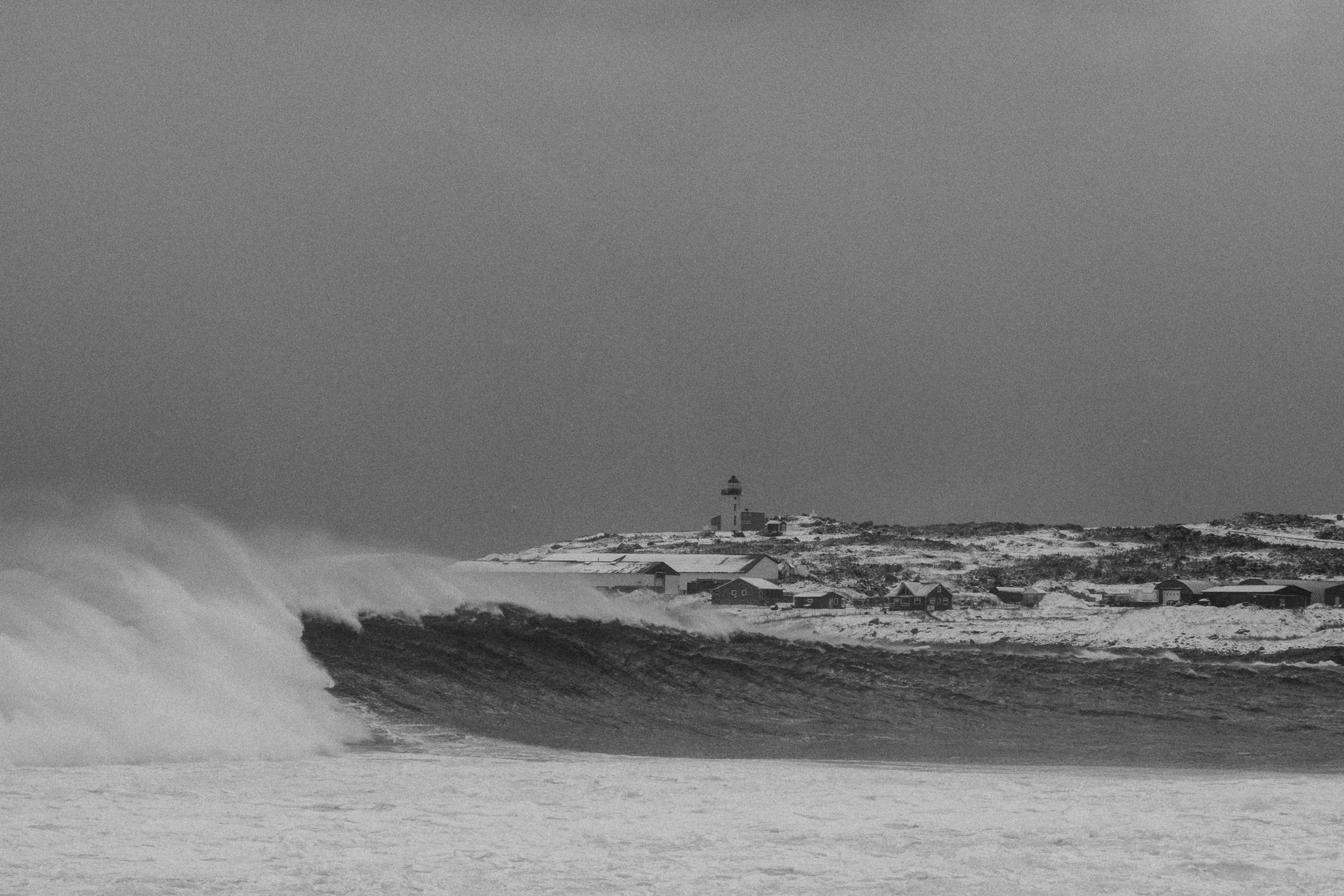 Saint-Pierre-et-Miquelon sous la neige