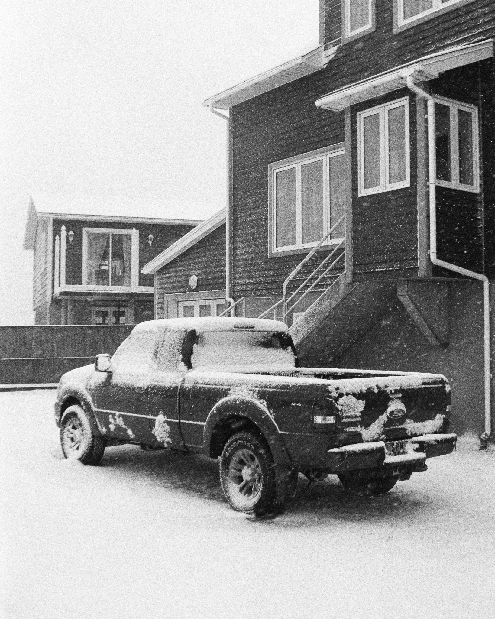 Saint-Pierre-et-Miquelon sous la neige