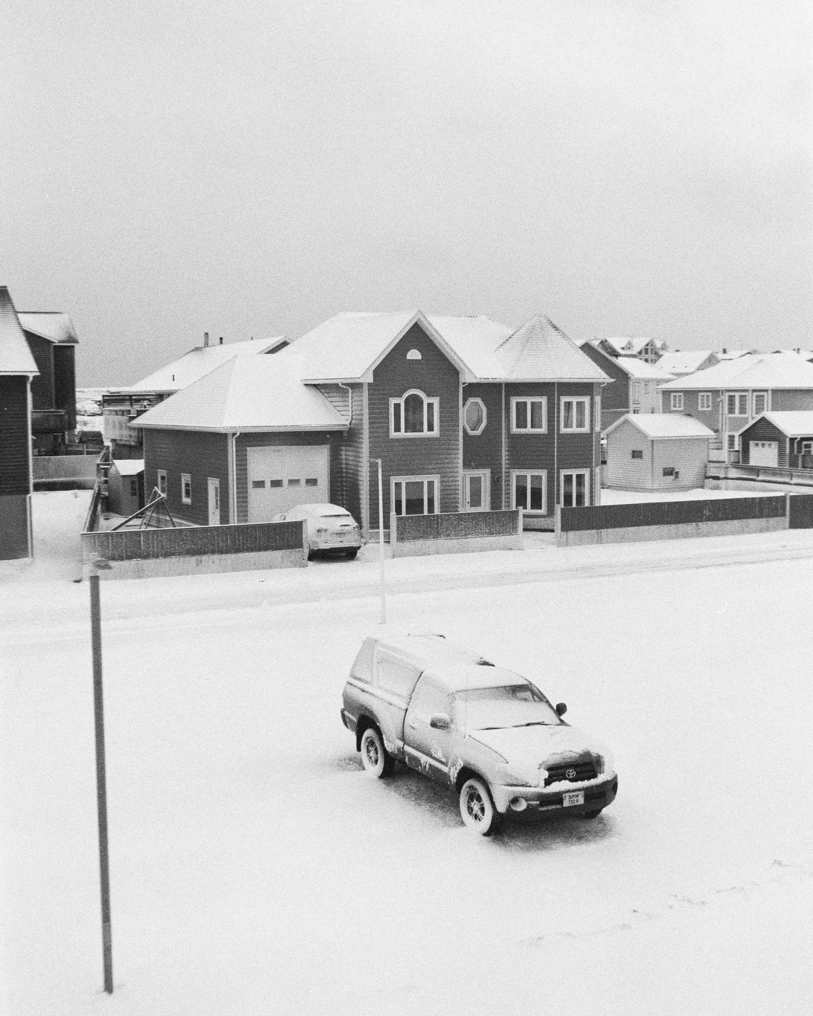 Saint-Pierre-et-Miquelon sous la neige
