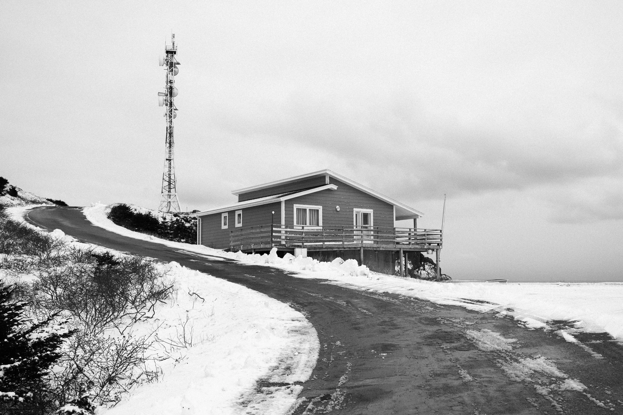 Saint-Pierre-et-Miquelon sous la neige
