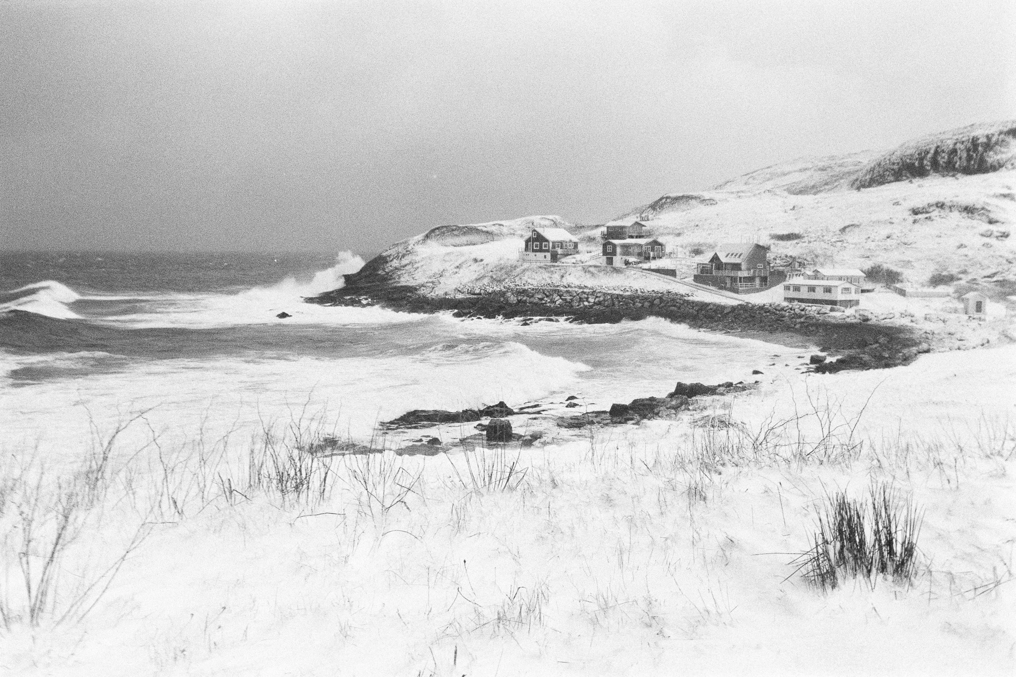 Saint-Pierre-et-Miquelon sous la neige